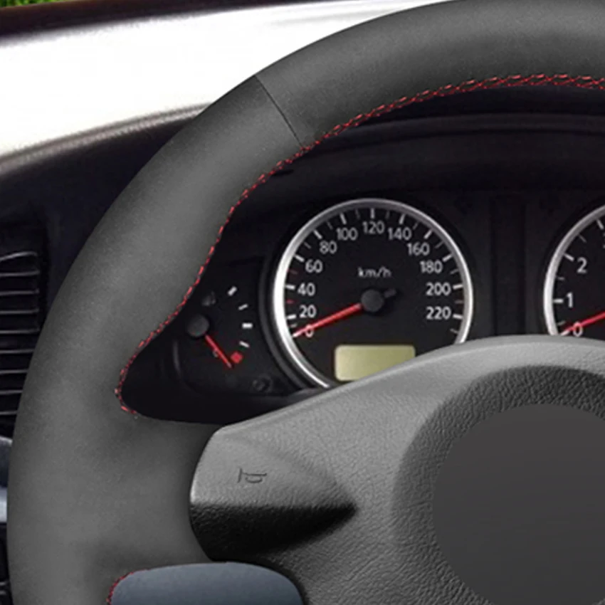 Черная замша DIY чехол рулевого колеса автомобиля для Nissan Almera(N16) Pathfinder 2003-2006 Паладин 2004-2013 Infiniti M45 2003-2004