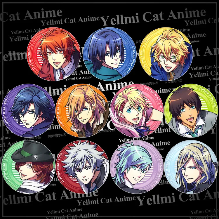 1 шт. аниме Uta no Prince Sama Ichinose Tokiya Ranmaru Spilla подарки для фанатов железная брошь булавки