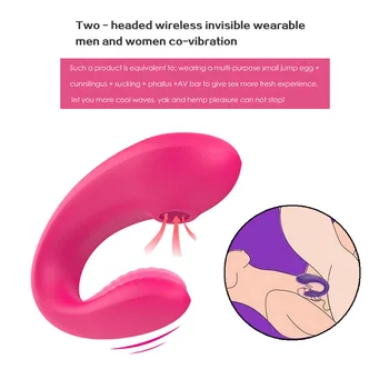 Sucker Vibrators 10 Speeds Remote Control Couple Vibrator Clitoris Vagina Sucking Clitoris Stimulator Adult Sex Toys For Women 4