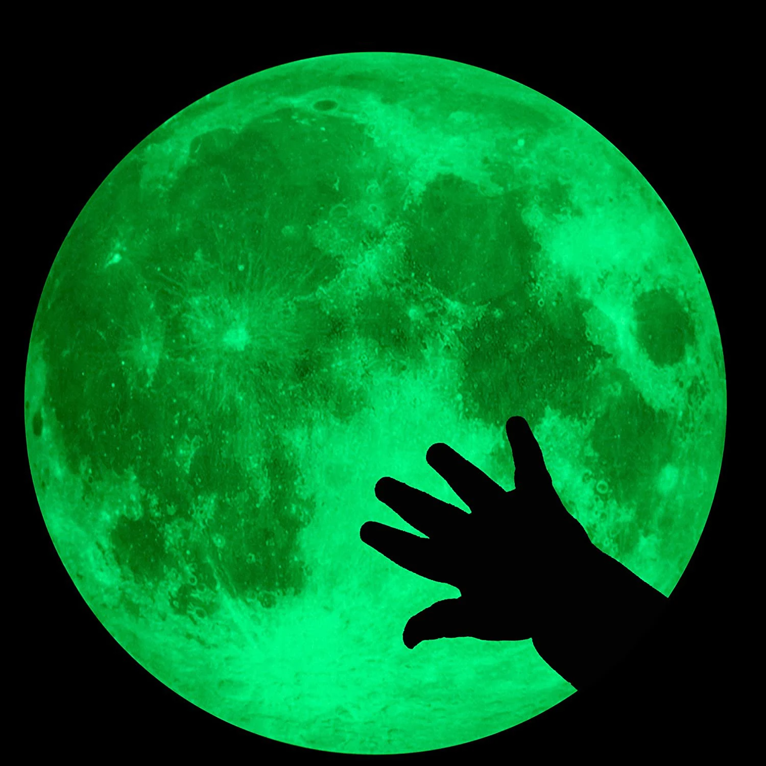 

5-30cm Luminous DIY 3D Moon Earth Wall Stickers for Kids Rooms Living Room Bedroom Decor Home Decoration Decals Children Gifts