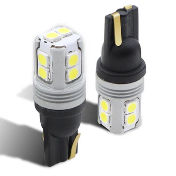 

2pcs Car T10 Canbus Error free W5W 168 194 Car motorcycle LED Reading Mirror License Plate Width light 12V-30V white Car Styling