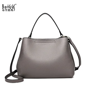 

BRIGGS Fashion Shoulder Bags For Women Ladies Luxury Designer Casual Tote Handbag Top-Handle High Quality Messenger Bag Female