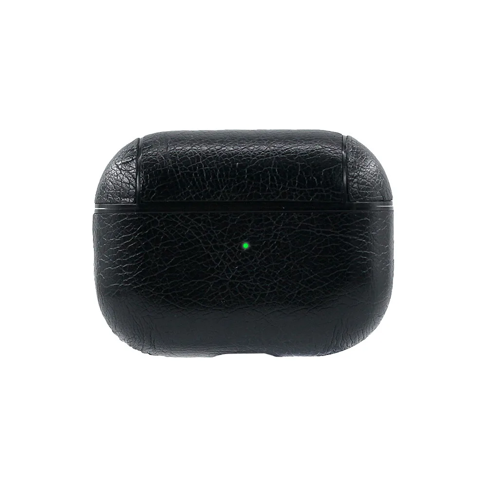 Airpods 3 Louis Vuitton Logo Leather Case - Black in Pakistan