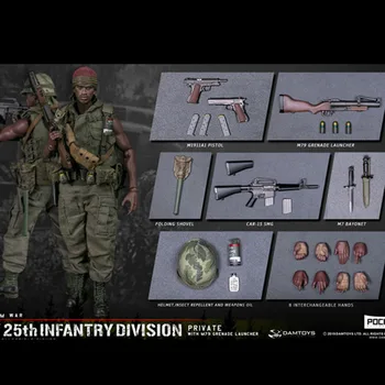 

1/12 DAMTOYS PES011 US Army 25th Infantry Division With M79 Figure in stock