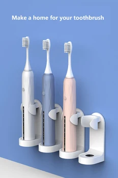 

Electric Toothbrush Holder Rack Toothbrush Bracket Storage Rack Necessities Toothbrush Rack Wall Hanging Without Punching