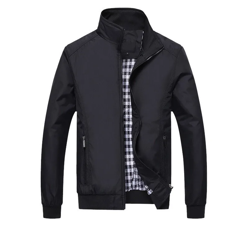 XQXON-новые мужские пальто куртки - Цвет: Black1