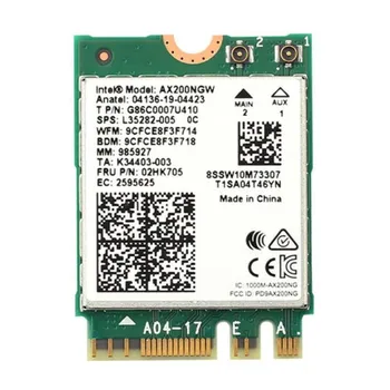 

Wi-Fi 6 AX200NGW NGFF Wireless Card DW1820A BCM94350ZAE BCM94356ZE 802.11ac BT4.1 867Mbps wifi Adapter BCM94350 M.2 NGFF
