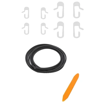 

1Pcs for Tesla Model 3 Silent Seal Kit & 8Pcs Car Accessory Door Opening Tips White Luminous Sticker Kit