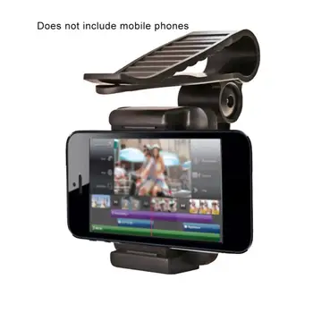 

Creative Car Phone Holder Car Sun Visor Bracket Sun Block Mobile Phone Holder Car Clip Bracket Black