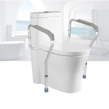 

Hot Bathroom Safety Handrail Anti-slip Toilet Shower Rail Frame Adjustable Height Medical Handrail for Elderly Pregnant Disabled