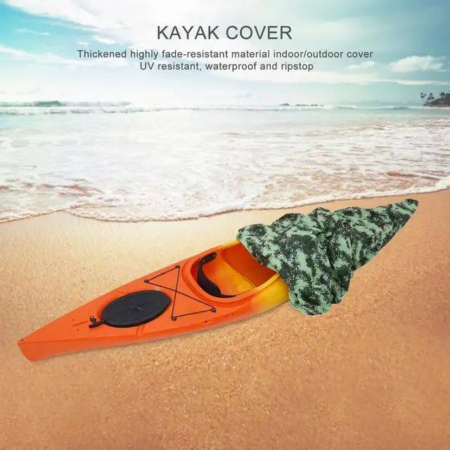 Funda Kayak Funda Universal Para Kayak, Canoa, Barco, Impermeable, Resistente A Los Protección Uv Tela Oxford