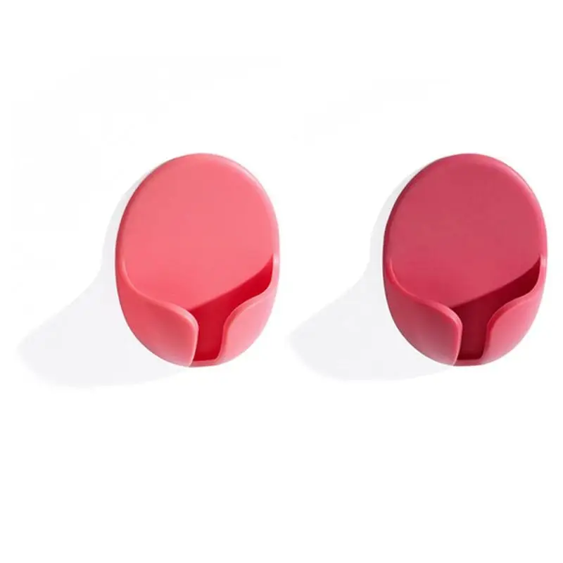 2pcs Power Plug Adhesive Hooks Traceless Hot Selling Smooth Exquisite Delicate Safety Plastic Hanger Office Wire Wall Hanger