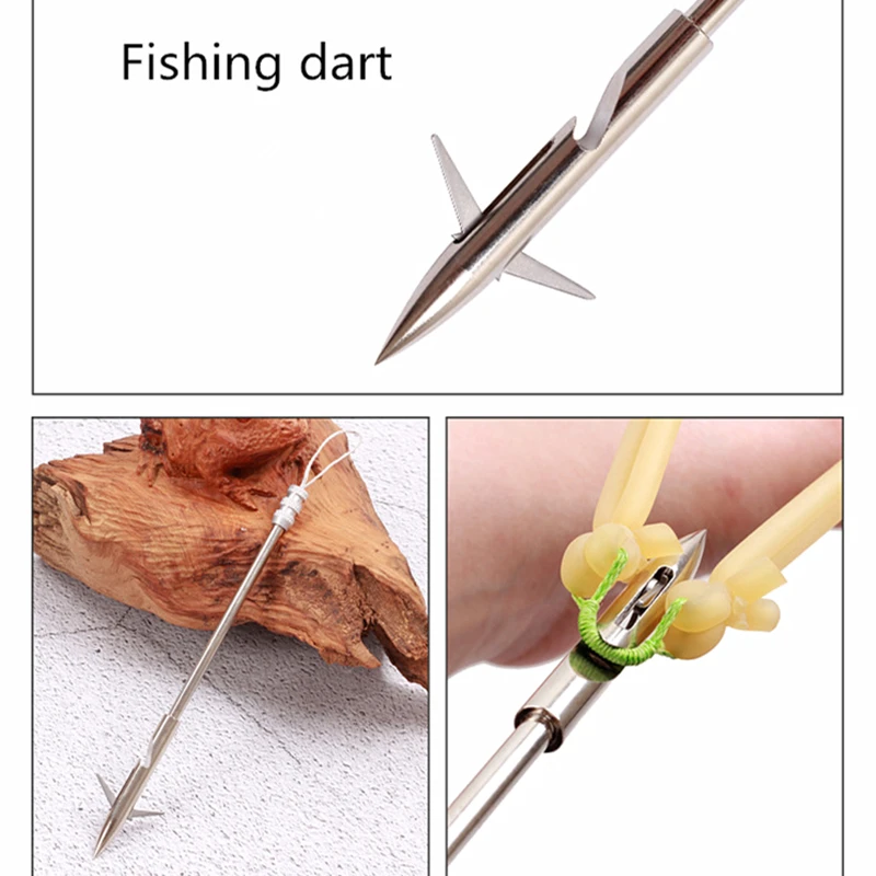 3/6pcs Professional Steel Tip Darts Fish Wheel Catapult Dart Hunting Shooting Fishing Slingshot Steady Removable | Спорт и