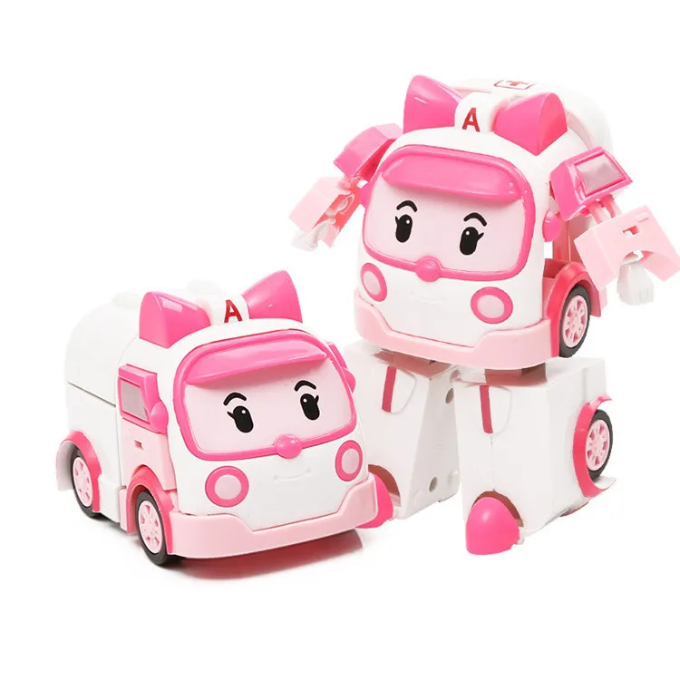 6 стилей корейские детские игрушки Робокар Поли Трансформация Робот поли Янтарный Рой автомобиль игрушки Фигурки игрушки для детей Подарки