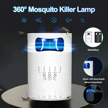 

silent Bionic portable Mosquito Killer Lamp USB Design 220V 5W Multi-function Insect Repellent Killer for rooms lounges hotels