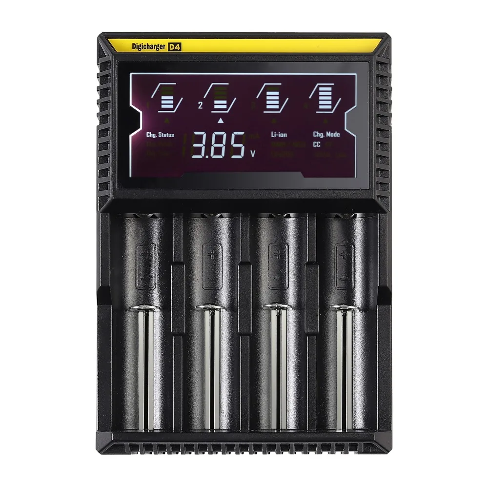 LiNKFOR для Nitecore D4 EU зарядное устройство модель Универсальное зарядное устройство для аккумуляторов ЖК-панель дисплей для аккумуляторов Зарядное устройство
