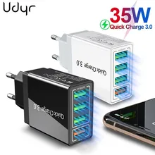 Udyr Quick Charge 3,0 4,0 USB зарядное устройство для iPhone 8 7X11 Smausng S10 Xiaomi huawei быстрое зарядное устройство QC3.0 настенное зарядное устройство для мобильного телефона