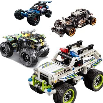 

Technic Series Building Blocks Racing Car Assembling Pull Back Car Bricks Children Car Model Toys Gifts