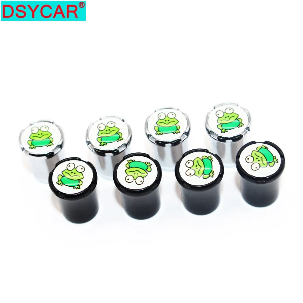 

DSYCAR 4Pcs/Set Car Styling Zinc Alloy Car Tire Valve Caps Wheel Tires Tire Stem Air Cap Airtight Covers