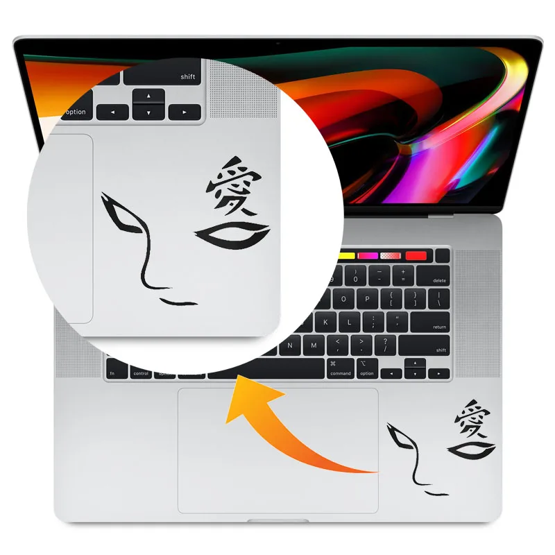 Аниме стикер Kazekage Gaara для ноутбука Macbook наклейка Pro Air Retina 11 12 13 15 дюймов виниловый