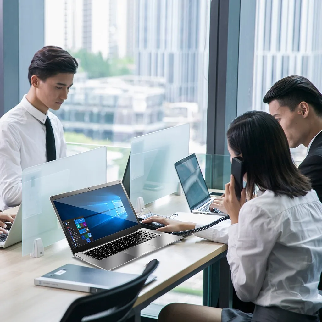 Ordenador portátil de 13,3 pulgadas para estudiantes, Notebook con Windows 10 Pro, 6GB, LP, DDR4, 128GB, 256GB, tarjeta SSD, Intel N3350, barato - Imagen 5