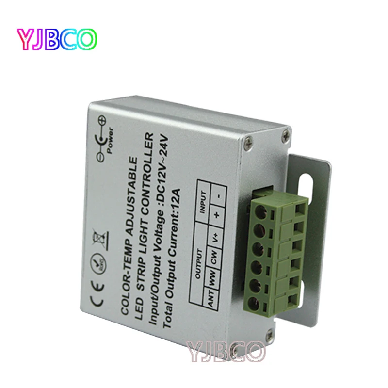 DC12V-24V Mi.Light FUT040 433MHz Dual White CCT LED Strip dimming Controller for warm white&cool white led strip light 