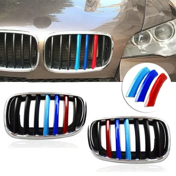 

ABS 3pcs Car Front Grille Cover Clips For BMW X5 E70 08-13 X6 E71 E72 08-11 Brand New And High Quality