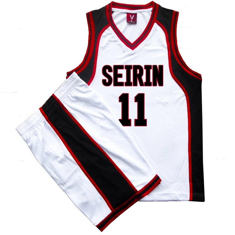 Аниме Kuroko no Basuke SEIRIN Корзина мяч униформы косплей костюм Tetsuya мужчины и женщины
