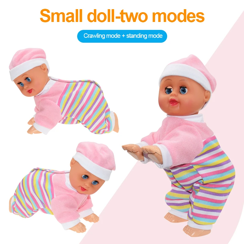 crawling baby doll toy