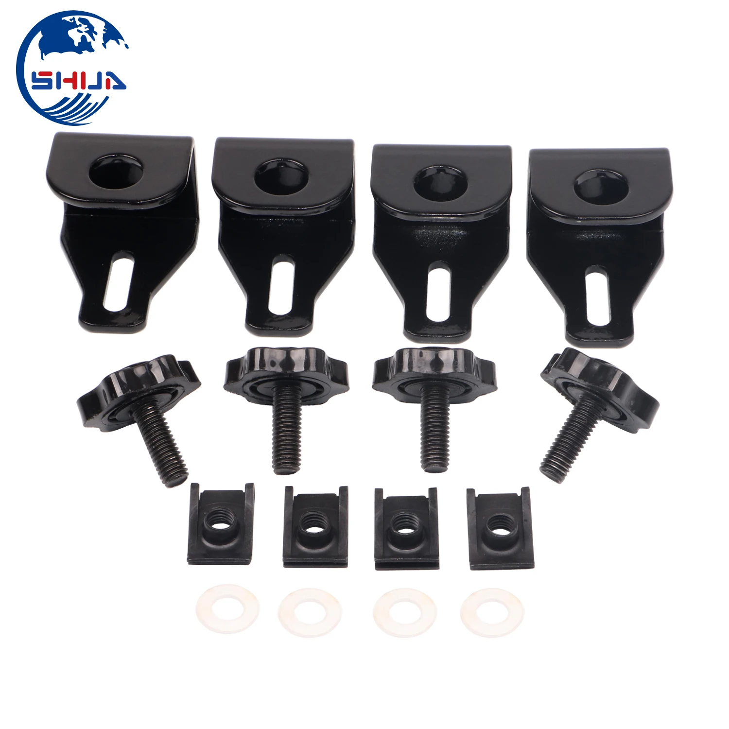 Amazicha Saddle Bag Lock Hardware Kit - Theft Deterrent Lever Bolts For Harley Davidson Touring & Softail 1992+