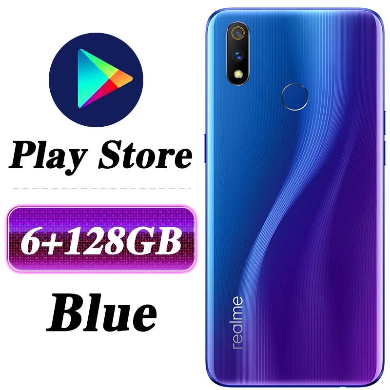 6G 128G Blue Realme X Lite мобильный телефон 6,3 дюймов Snapdragon 710 Восьмиядерный Hyper Boost 2,0 Realme 3 Pro смартфон - Цвет: 6G 128G Blue
