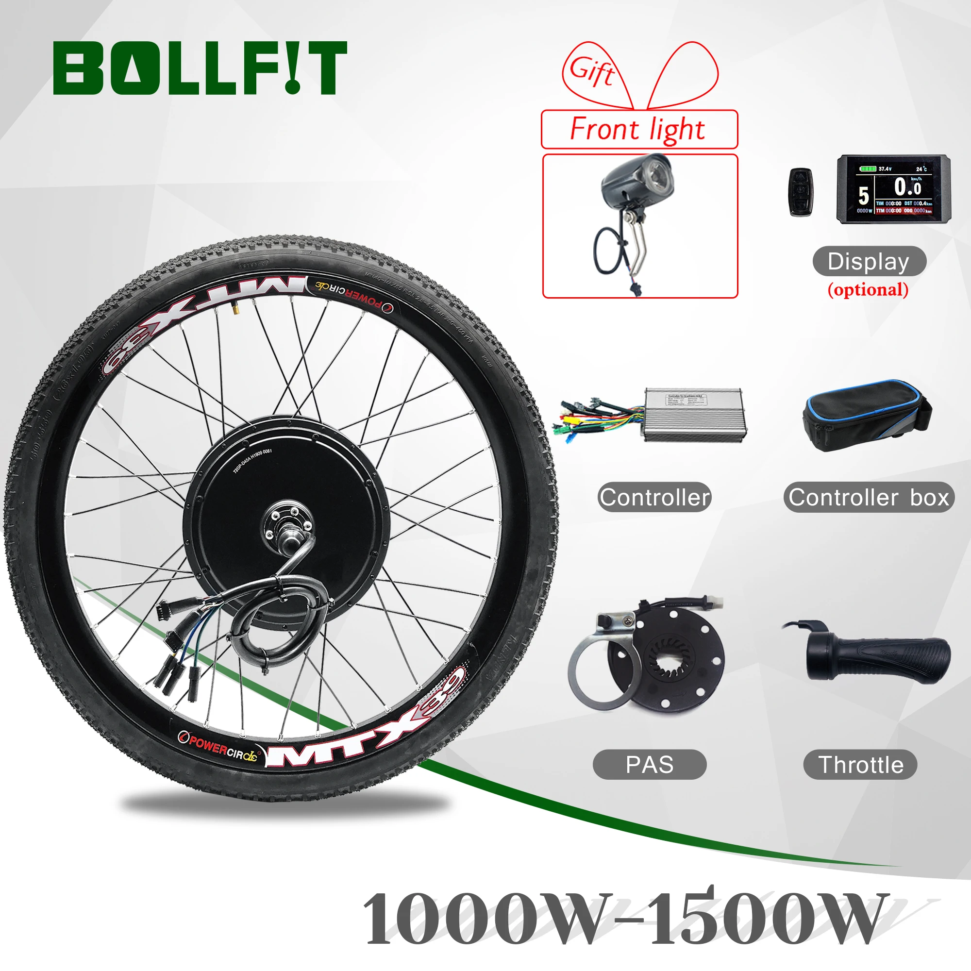US $259.00 Ebike Kit 48V 1000W 1500W Hub Motor Wheel KT LCD Electric Bike Bicycle Conversion Kit For Electric Bike