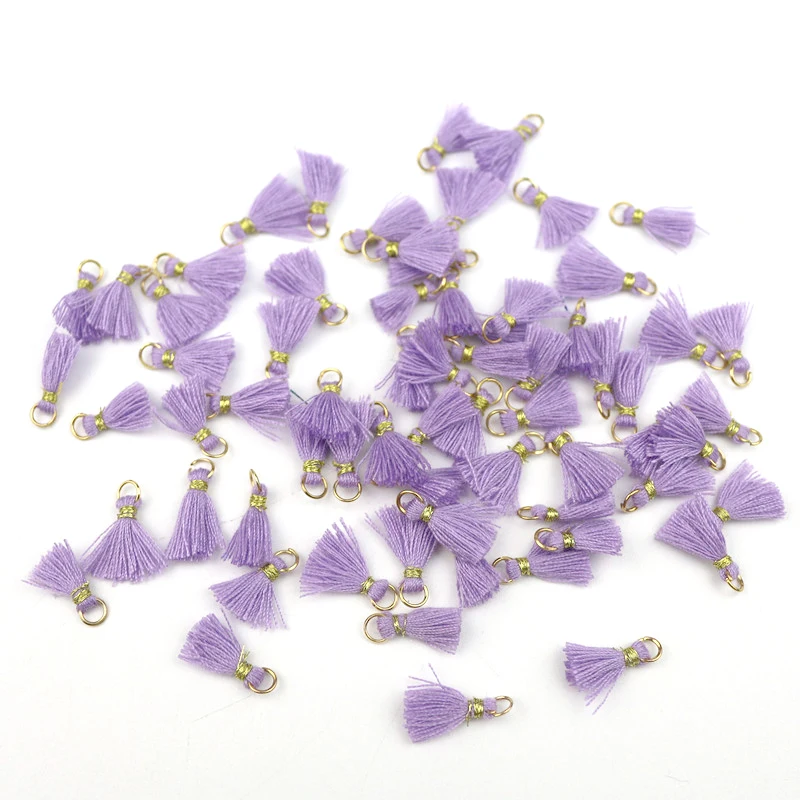 Purple tassels