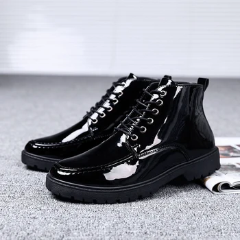 

Hot Sale Work Men Boots Rubber Soled Man Casual Shoes Hard-Wearing Men Sneaker Boots Classic High Boot Men Low Price Men Boots