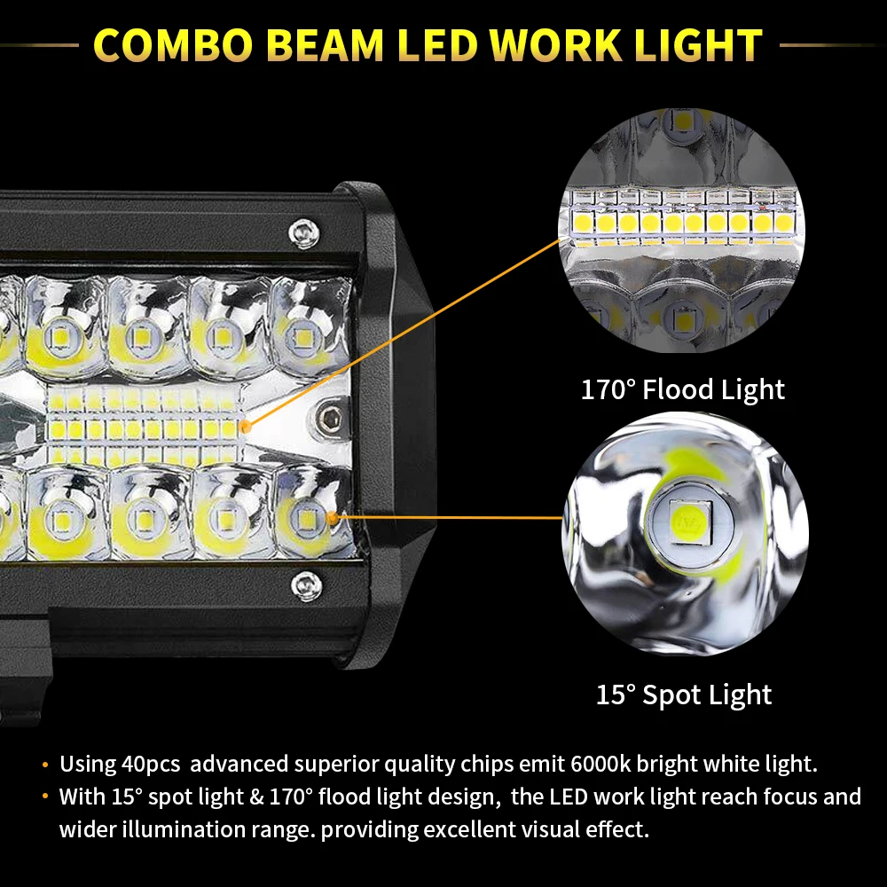 combo beam led work light