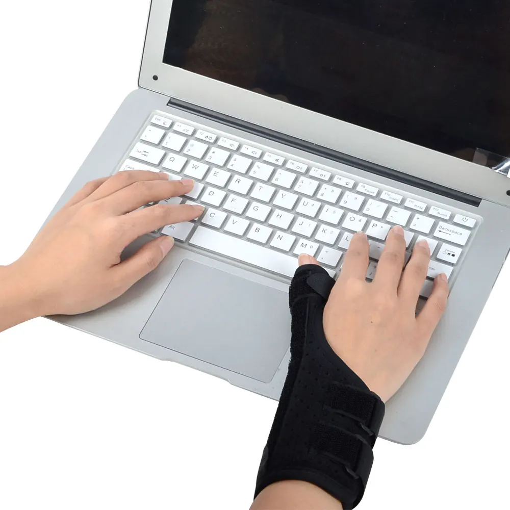 Thumb Support, Finger Protector Thumb Brace with Removable Splint and Adjustable Straps, Thumb Wrist Stabilizer for Arthritis, C
