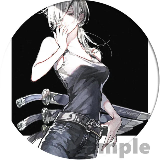 Anime Chainsaw Man Badge Makima Brooch Pin Cosplay Badges For Cloth Backpack Cosplay Anime Accessories 22