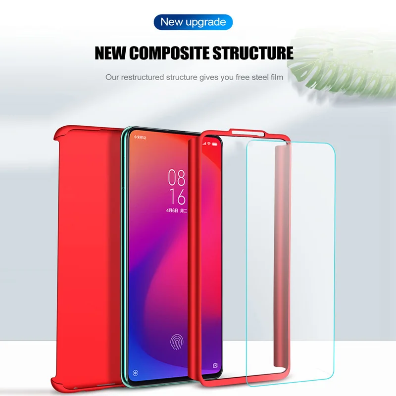 Защитный чехол с полным покрытием 360 градусов для Xiaomi mi Note 10 Lite Pro 9 8 SE A3 Redmi 7 5 K20 Max 7A