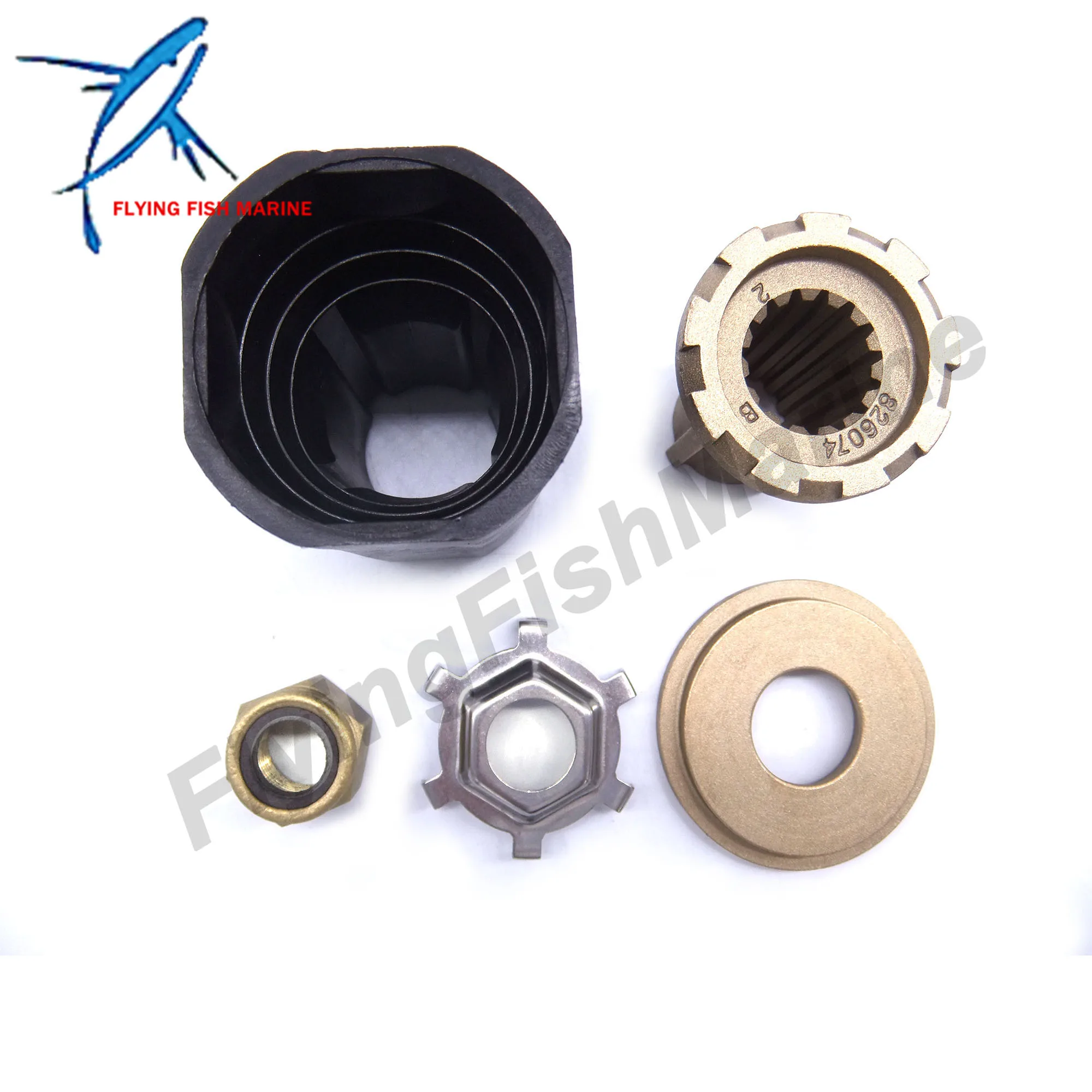 Фло-Torq II HUB набор 835257Q1 для ртути/Mercruiser/Alpha/Bravo 135-300HP Лодочный Мотор Пропеллер
