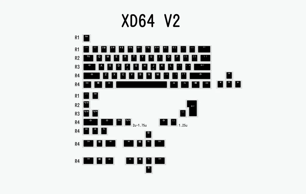 87 Tkl, 104, 108, Ansi, Xd64, Xd68