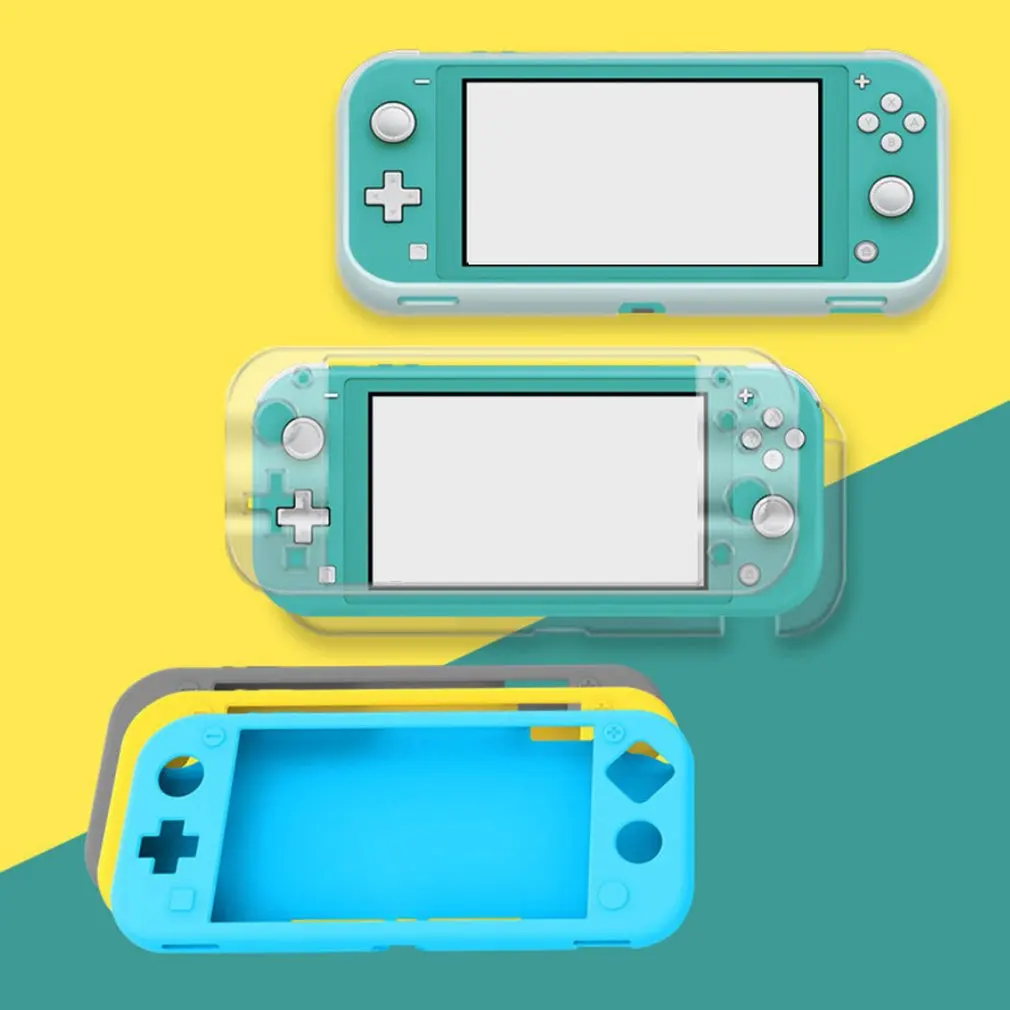 Силиконовый защитный чехол для Switch Lite для переключателя mini shell Cover закаленное стекло для защиты экрана