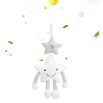 

Baby Rattle Stroller Toy Musical Mobile Baby Toys Cute Learning Edccation Cartoon Star For Infant Strollers Crib Hanging