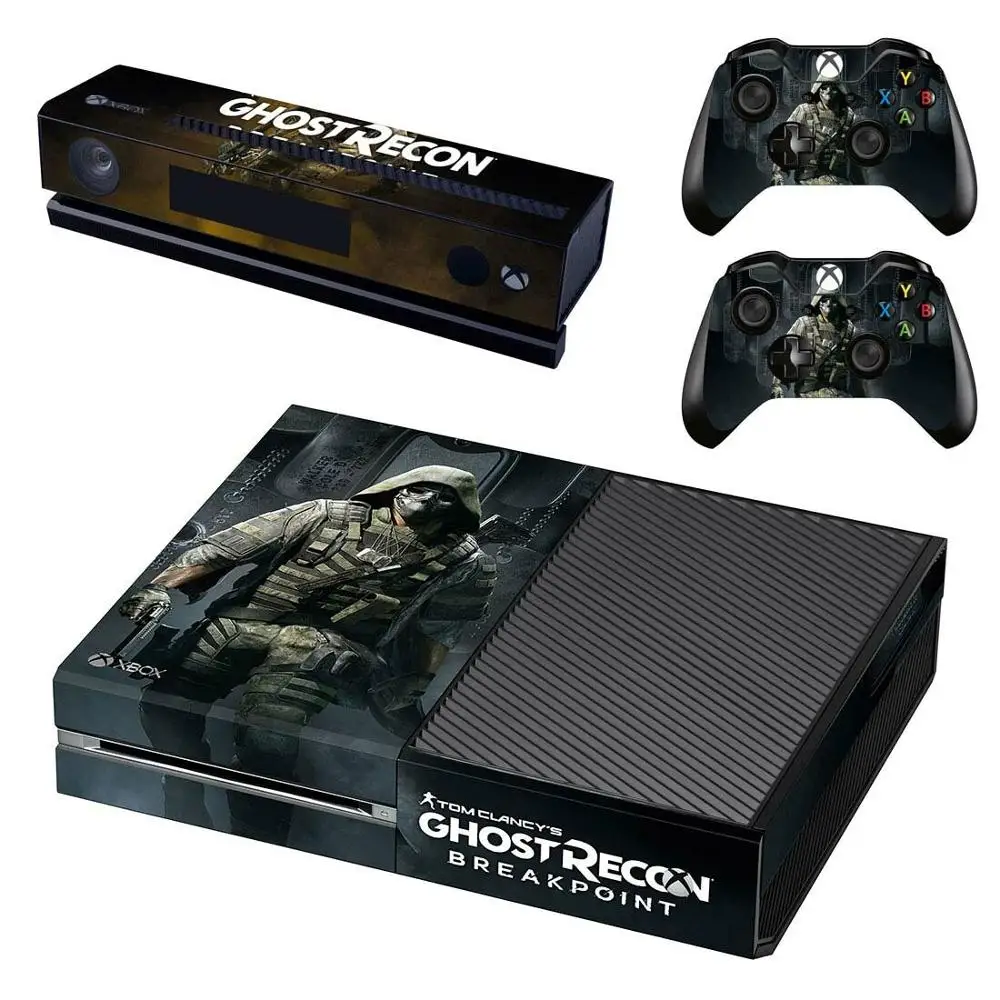 GSTM2671 Наклейка s Tom Clancy's Ghost Recon: точка обрыва для xbox one Skin Наклейка для xbox one консоль Kinect два контроллера Скины - Цвет: GSTM2671