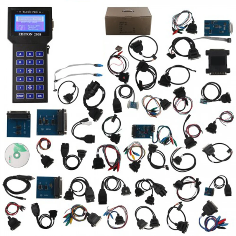 Tacho Pro 2008 TachoPro Universal Dash Programmer Full Kit motorcycle temp gauge Diagnostic Tools