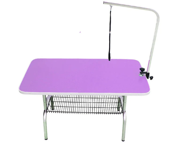 

Large Folding Table Stainless Steel Non-slip Pet Dog Big Shop Modeling Beauty