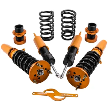 

Coilover Damper Shocks Set For BMW 3 Series E90 E91 2006-2013 Spring Struts Abosrber Damper FOrce Front Rear Camber Plate