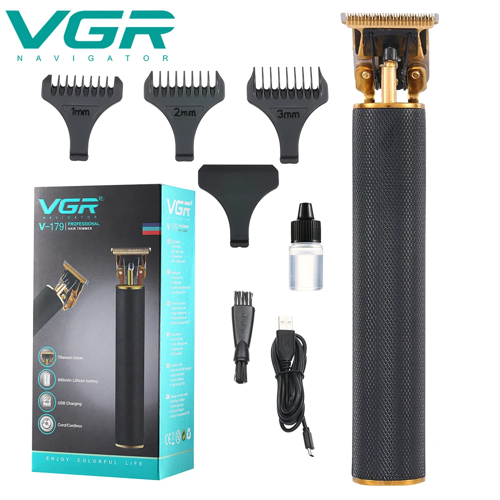 

Personal Care Appliances Hair Clippers Luxury Cordless Trimmer Men Clipper Finish Hair Clippers Machine V-179