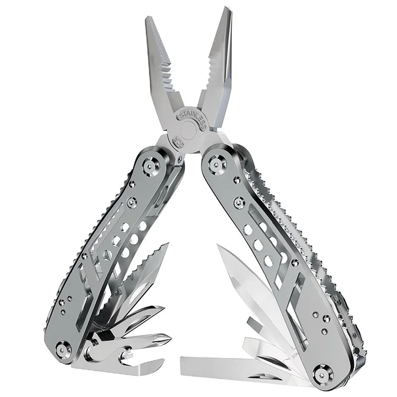 

Multitool With Mini Tools Knife Pliers Multifunction Pliers With Screwdriver Kit Portable Outdoor Fishing Knife Pocket Multi Han
