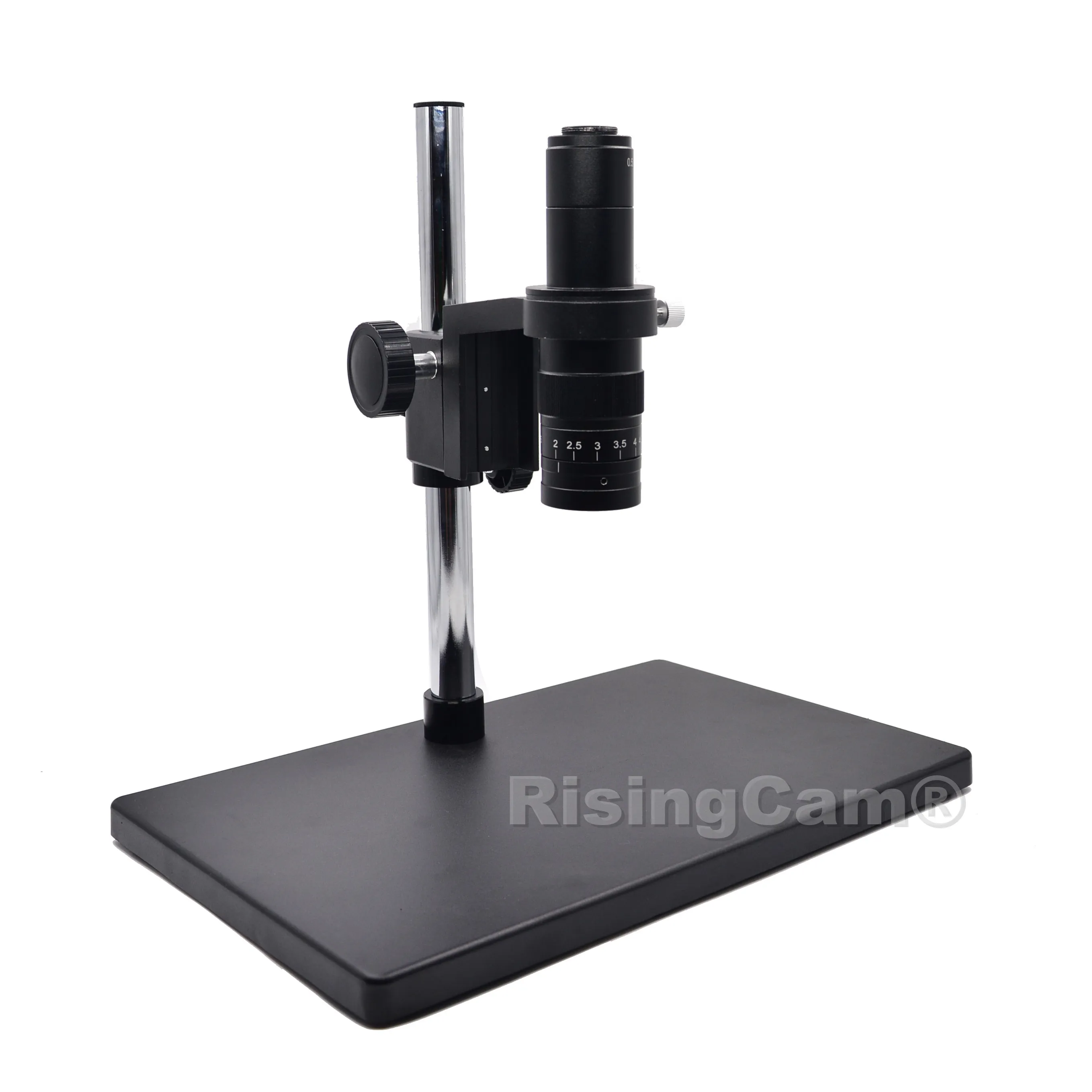 Зум 0.7x-4.5x монокулярный зум стерео микроскоп 0.5X C mount промышленная линза для ремонта печатных плат телефонов - Цвет: RT-10A microscope