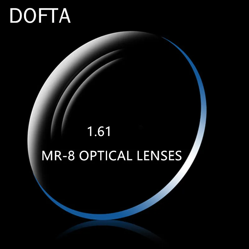 

Высококачественные Линзы для очков по рецепту DOFTA 1.61MR-8, тоньше, сверхпрочные оптические линзы, асферические линзы